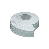 Endmanschettenband hellgrau 50mm 10 M